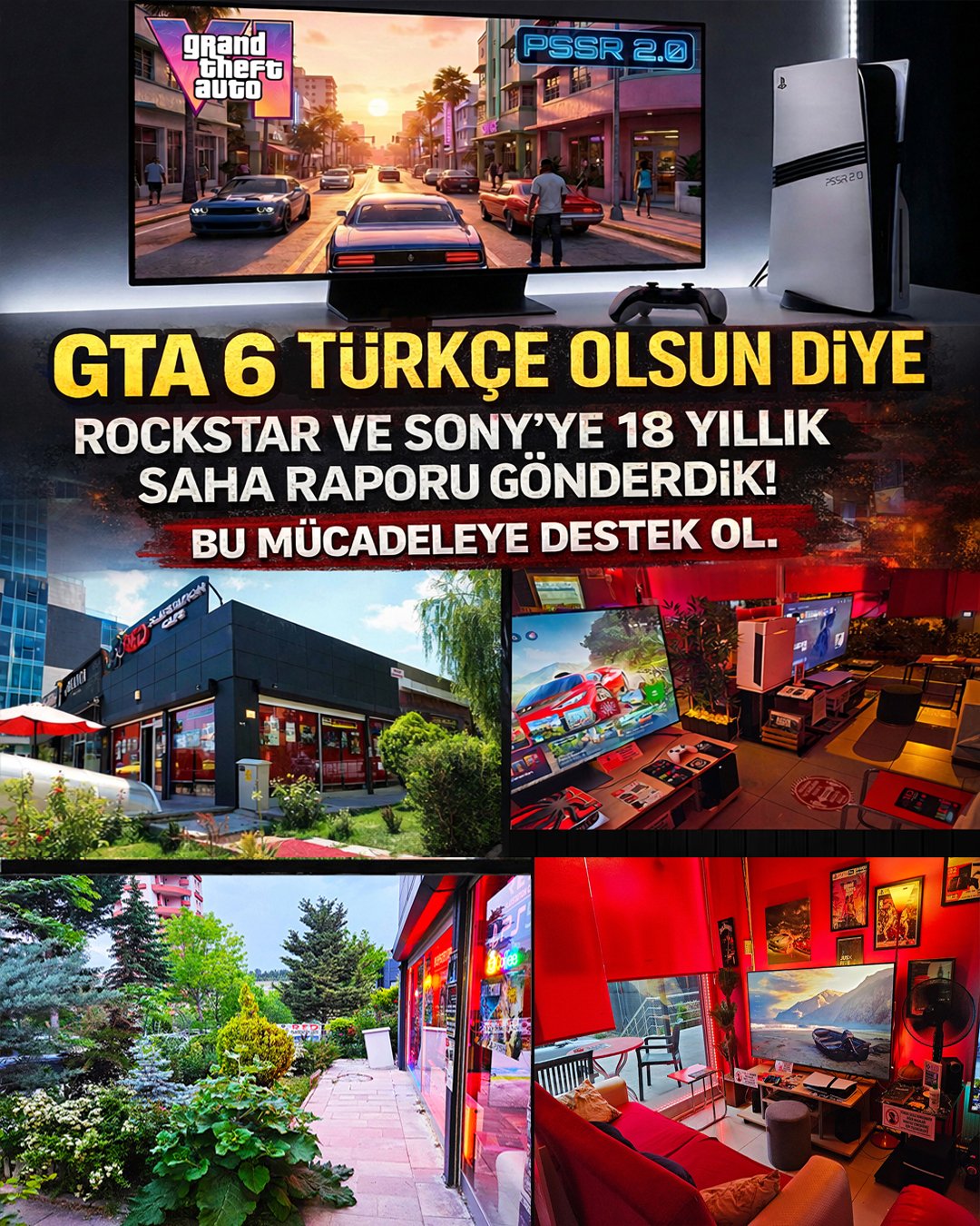 GTA 6 TÜRKÇE OLSUN DİYE ROCKSTAR GAMES'E 18 YILLIK SAHA RAPORU SUNDUK: BU TARİHİ MÜCADELEYE DESTEK OLUN!