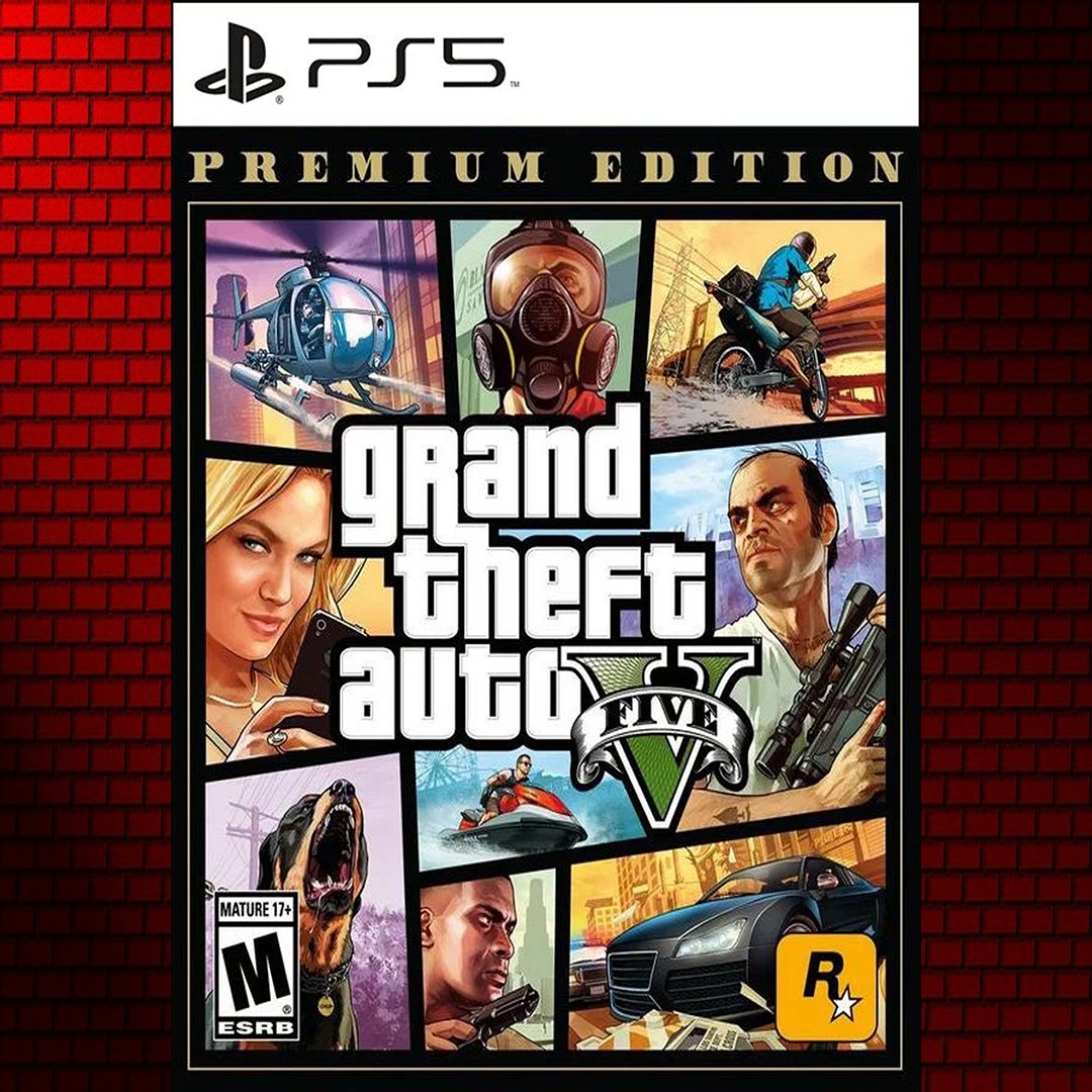 GTA 5 - ( Grand Theft Auto V ) - PS5 - PS4 PRO
